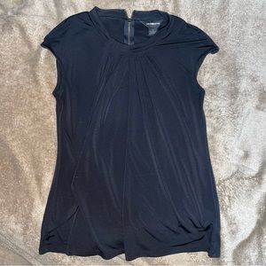 Short sleeve work blouse